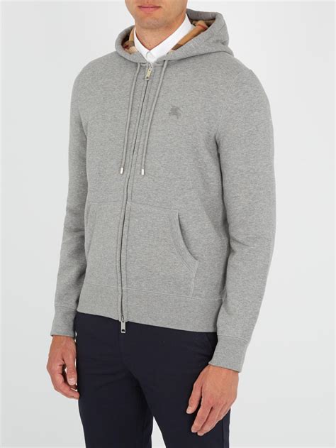 mens grey burberry hoodie|burberry hoodie drawstring.